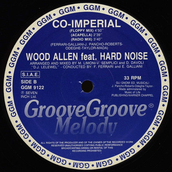 Wood Allen Feat. Hardnoise - Co-Imperial | Groove Groove Melody (GGM 9122) - 2 Wood Allen Feat. Hardnoise - Co-Imperial | Groove Groove Melody (GGM 9122) - 2