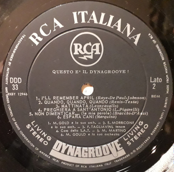 Various - Questo È Il Dynagroove (Arte Nel Suono D'Oggi) | RCA Italiana (DDD 33) - 4