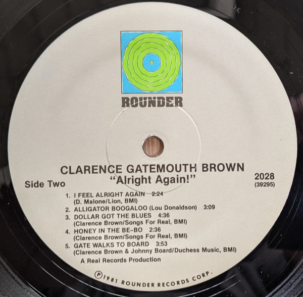 Clarence "Gatemouth" Brown - Alright Again! | Rounder Records (2028) - 4 Clarence "Gatemouth" Brown - Alright Again! | Rounder Records (2028) - 4