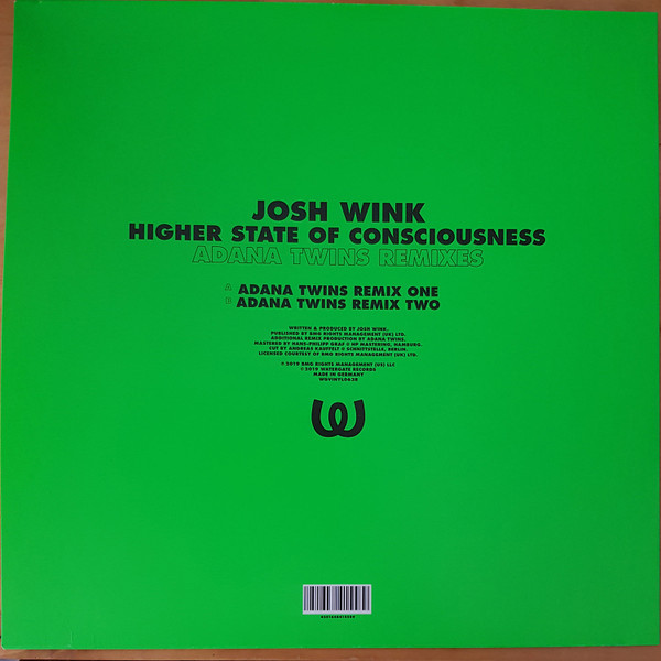 Josh Wink - Higher State Of Conciousness (Adana Twins Remixes) | Watergate Records (WGVINYL063R) - 2 Josh Wink - Higher State Of Conciousness (Adana Twins Remixes) | Watergate Records (WGVINYL063R) - 2