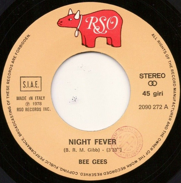 Bee Gees - Night Fever / Down The Road | RSO (2090 272) - 3