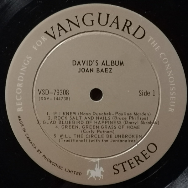 Joan Baez - David's Album | Vanguard (VSD • 79308) - 3