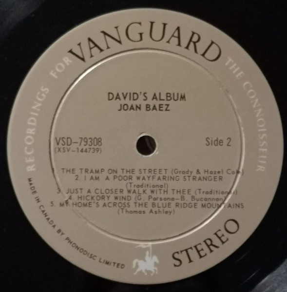 Joan Baez - David's Album | Vanguard (VSD • 79308) - 4