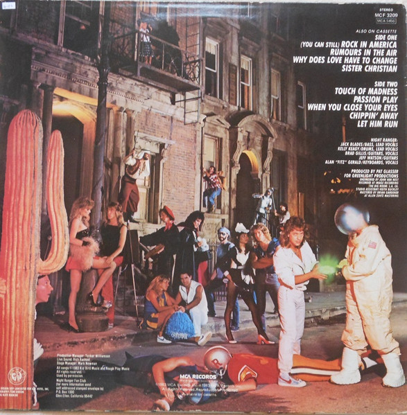Night Ranger - Midnight Madness | MCA Records (MCF 3209) - 2