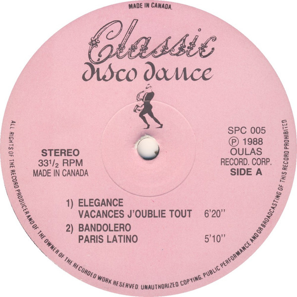 Various - Classic Disco Dance | Classic Disco Dance (SPC 005) - main Various - Classic Disco Dance | Classic Disco Dance (SPC 005) - main