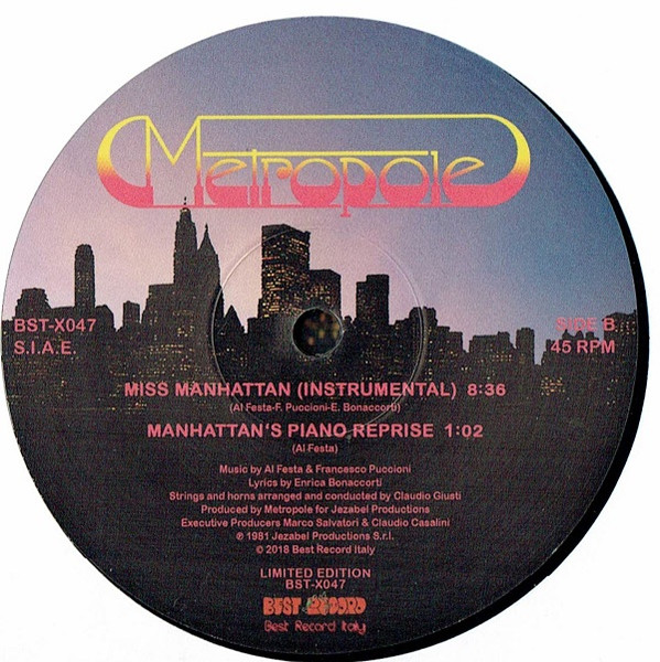 Metropole - Miss Manhattan | Best Record Italy (BST-X047) - 3 Metropole - Miss Manhattan | Best Record Italy (BST-X047) - 3