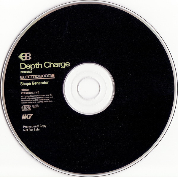 Depth Charge - Electro Boogie (Shape Generator) | !K7 (!K7075cd) - 3