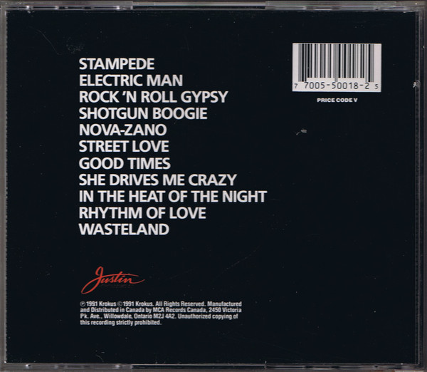 Krokus - Stampede | Justin Entertainment Inc. (JED-18) - 2 Krokus - Stampede | Justin Entertainment Inc. (JED-18) - 2