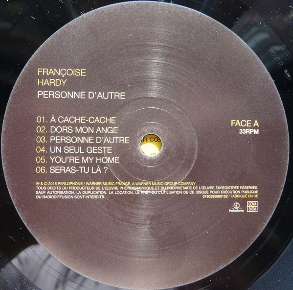 Françoise Hardy - Personne D'autre | Parlophone (0190295680152) - 2 Françoise Hardy - Personne D'autre | Parlophone (0190295680152) - 2