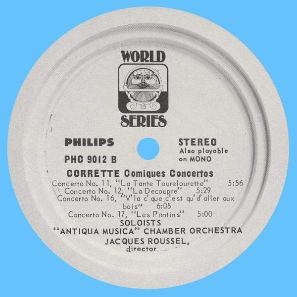 Michel Corrette , Jacques Roussel / Orchestre Antiqua Musica - Comiques Concertos | World Series (PHC 9012) - 3 Michel Corrette , Jacques Roussel / Orchestre Antiqua Musica - Comiques Concertos | World Series (PHC 9012) - 3