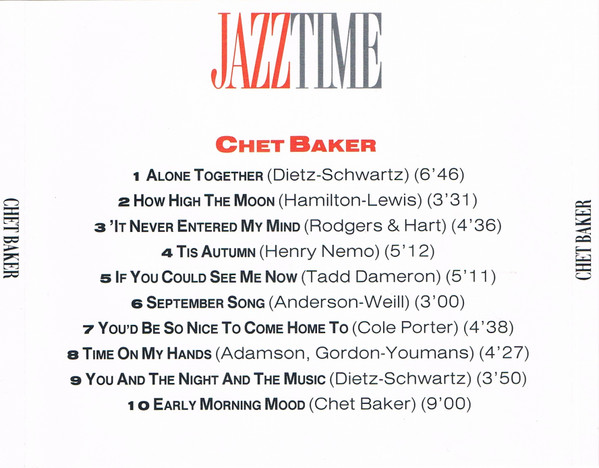 Chet Baker - Chet Baker | Orbis-Fabbri (JT-002) - 4