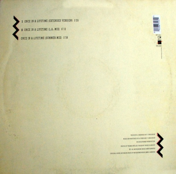 Gregorian feat. Sisters Of Oz - Once In A Lifetime | Metronome (867 153-1)