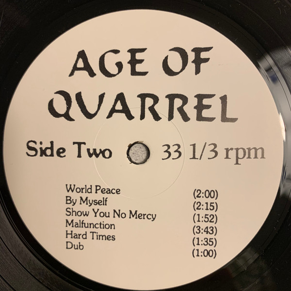 Cro-Mags - Age Of Quarrel - Vinilo | Not On Label (Cro-Mags) (CRO 001) - 4 Cro-Mags - Age Of Quarrel - Vinilo | Not On Label (Cro-Mags) (CRO 001) - 4