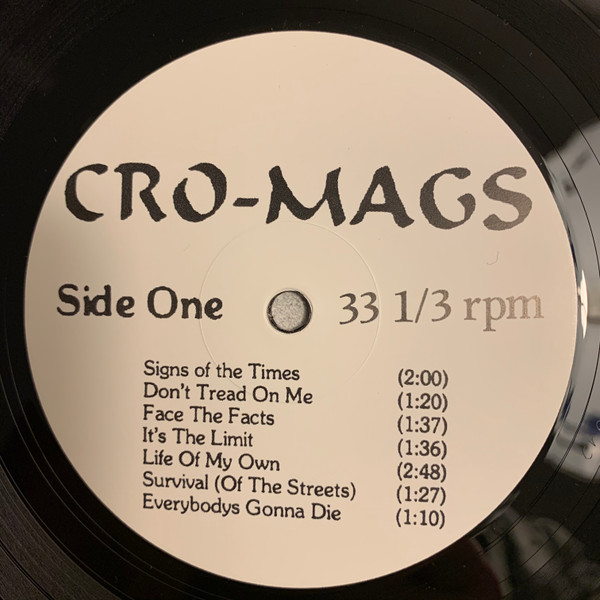 Cro-Mags - Age Of Quarrel - Vinilo | Not On Label (Cro-Mags) (CRO 001) - 3 Cro-Mags - Age Of Quarrel - Vinilo | Not On Label (Cro-Mags) (CRO 001) - 3