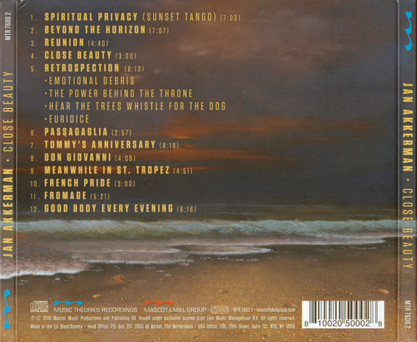 Jan Akkerman - Close Beauty | Music Theories Recordings (MTR 7600 2) - 2