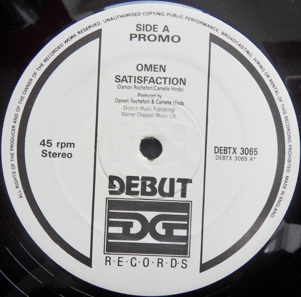 Omen - Satisfaction | Debut Edge Records (DEBTX 3065)