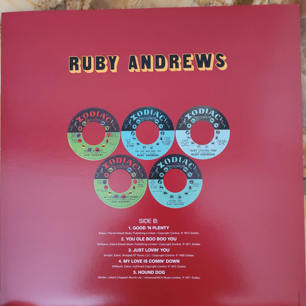 Ruby Andrews - Black Ruby | Charly Records (CHARLY663LP) - 3