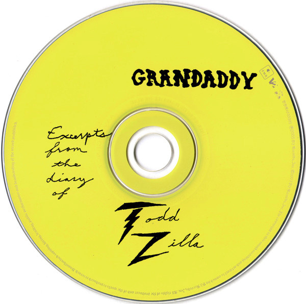 Grandaddy - Excerpts From The Diary Of Todd Zilla CD | V2 (BBR1035292) - 3 Grandaddy - Excerpts From The Diary Of Todd Zilla CD | V2 (BBR1035292) - 3