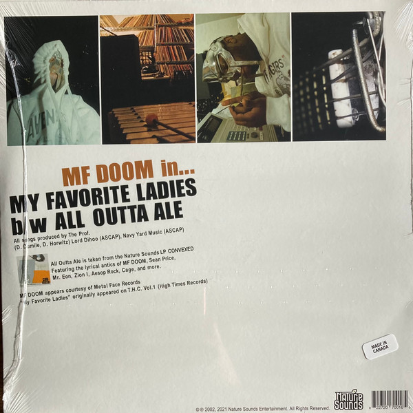 MF Doom , The Prof. meets The Super Villain - My Favorite Ladies b/w All Outta Ale | Nature Sounds (NS-001) - 2 MF Doom , The Prof. meets The Super Villain - My Favorite Ladies b/w All Outta Ale | Nature Sounds (NS-001) - 2