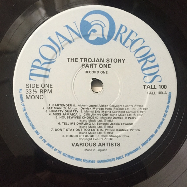 Various - The Trojan Story (Part One) | Trojan Records (TALL 100) - 2 Various - The Trojan Story (Part One) | Trojan Records (TALL 100) - 2