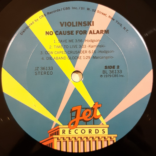 Violinski - No Cause For Alarm | Jet Records (JZ 36133) - 4 Violinski - No Cause For Alarm | Jet Records (JZ 36133) - 4