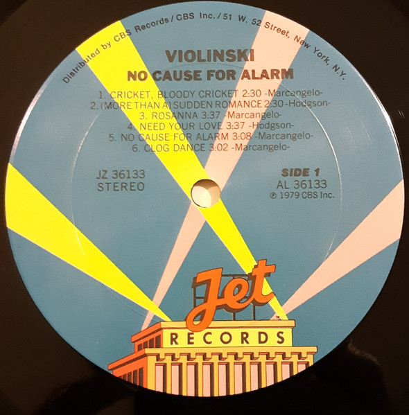 Violinski - No Cause For Alarm | Jet Records (JZ 36133) - 3 Violinski - No Cause For Alarm | Jet Records (JZ 36133) - 3