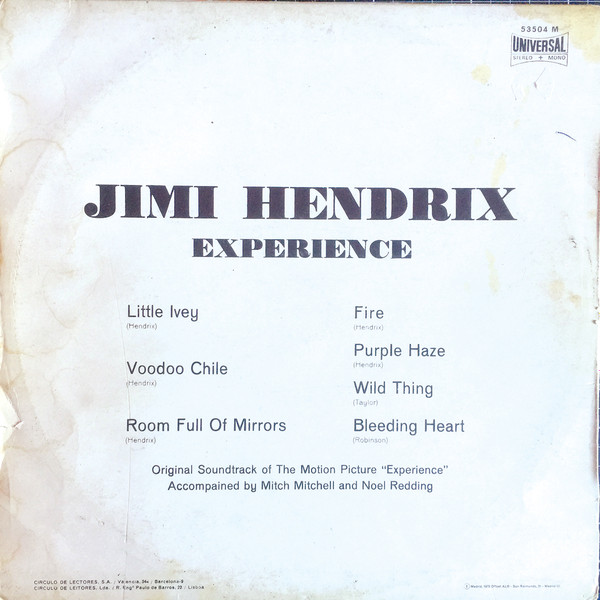 Jimi Hendrix - Experience | Orlador (53504 M) - 2