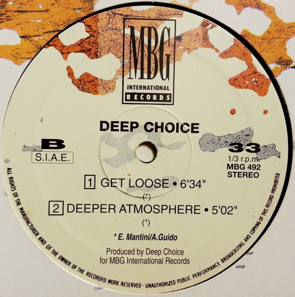 Deep Choice - Brainstorm | MBG International Records (MBG 492) - 4