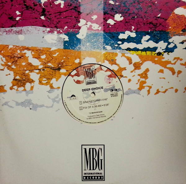 Deep Choice - Brainstorm | MBG International Records (MBG 492) - 2