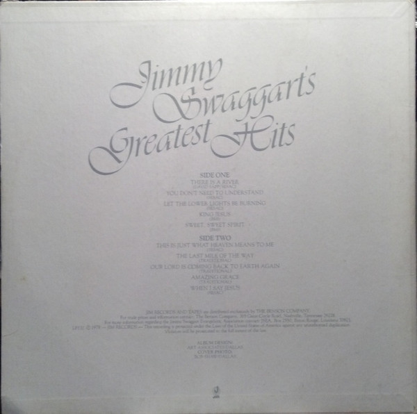 Jimmy Swaggart - Jimmy Swaggart's Greatest Hits Volume 1 | Jim Records (JLP-132) - 2