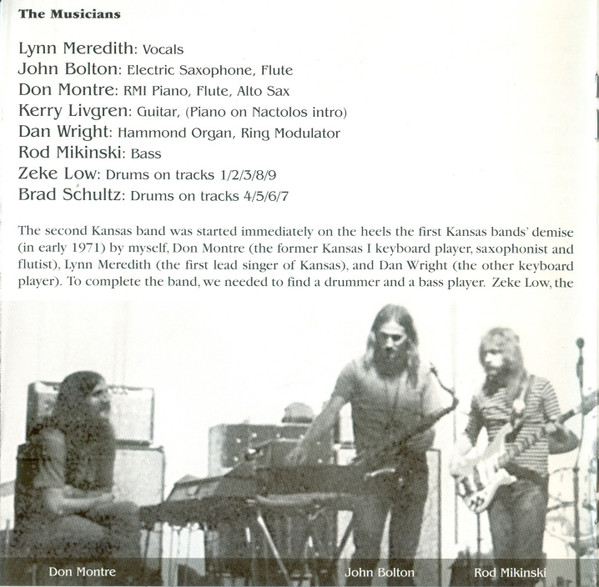 Proto-Kaw - Early Recordings From Kansas 1971-1973 | Cuneiform Records (Rune 171) - 4 Proto-Kaw - Early Recordings From Kansas 1971-1973 | Cuneiform Records (Rune 171) - 4