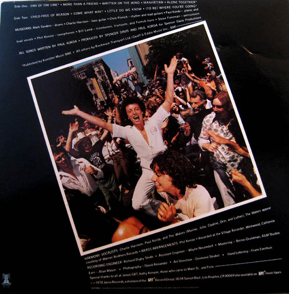 Paul Korda - Dancing In The Aisles | Janus Records (JXS-7038) - 2 Paul Korda - Dancing In The Aisles | Janus Records (JXS-7038) - 2