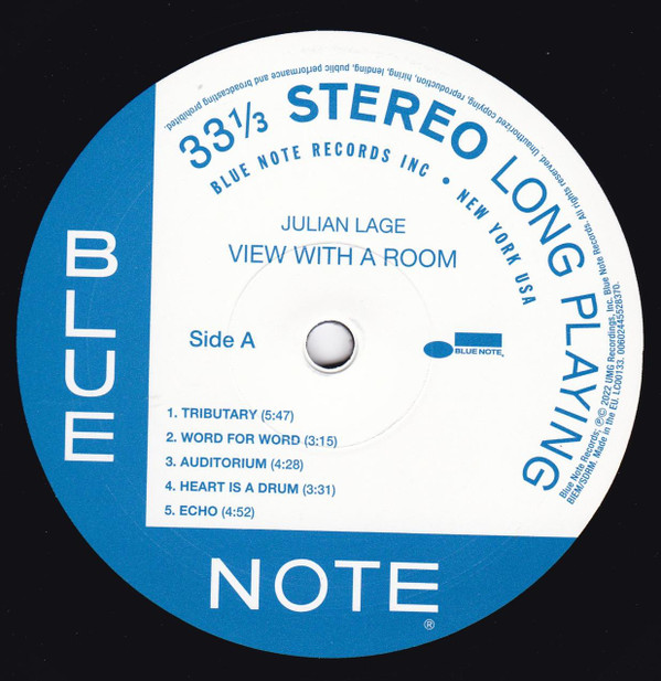 Julian Lage - View With A Room | Blue Note (00602445528370) - 2
