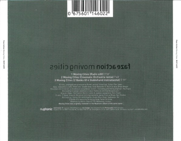 Faze Action - Moving Cities | Nuphonic (NUX146CD) - 2