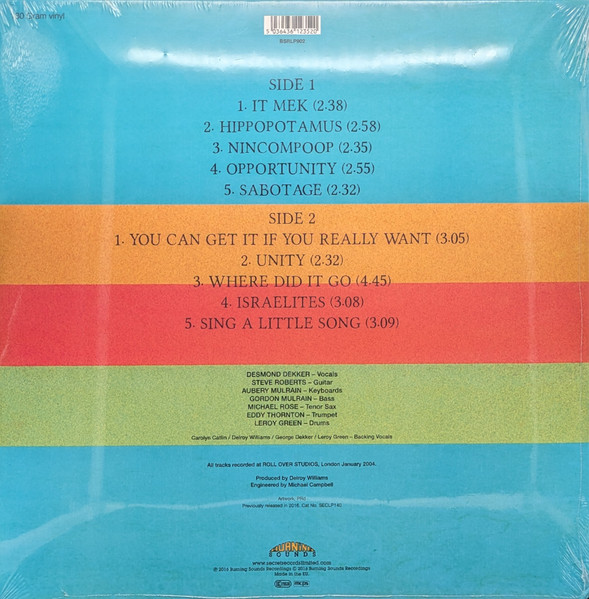 Desmond Dekker - Rude Boy Ska | Burning Sounds (BSRLP902) - 2 Desmond Dekker - Rude Boy Ska | Burning Sounds (BSRLP902) - 2