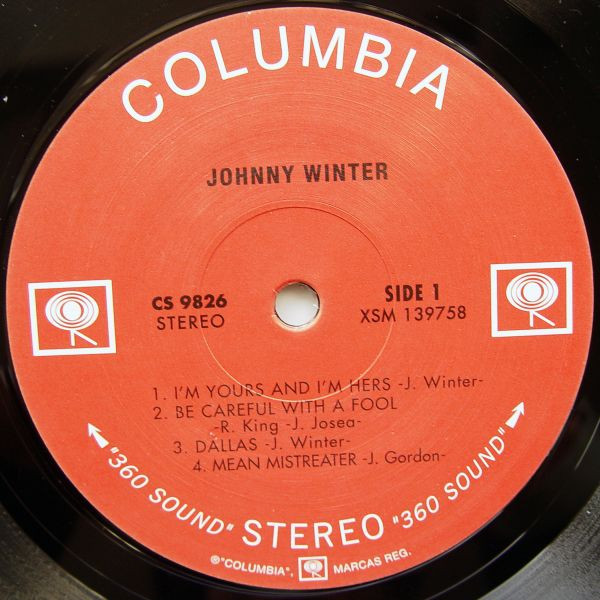 Johnny Winter - Johnny Winter | Columbia (CS 9826) - 4 Johnny Winter - Johnny Winter | Columbia (CS 9826) - 4