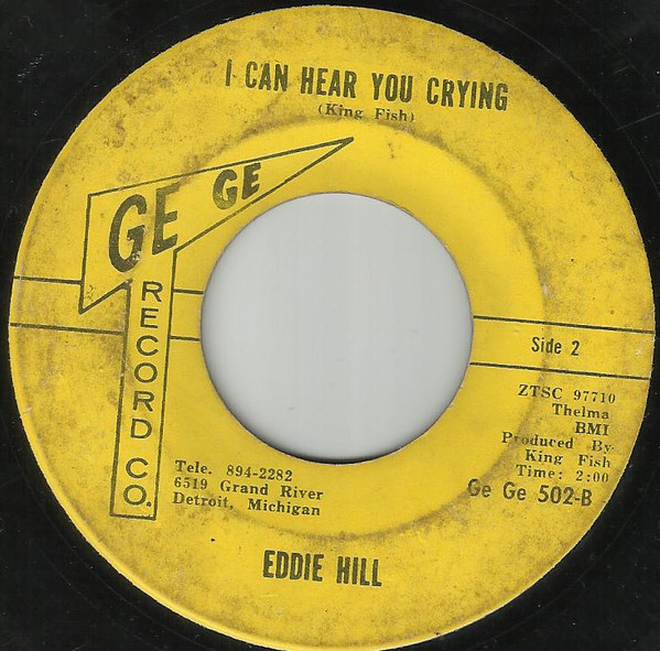 Eddie Hill - I Can't Help It | Ge Ge Record Co. (Ge Ge 502) - 2