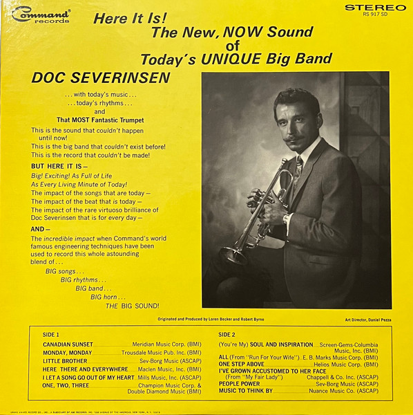 Doc Severinsen - The New Sound Of Today's Big Band | Command (RSSD 917 U) - 2 Doc Severinsen - The New Sound Of Today's Big Band | Command (RSSD 917 U) - 2