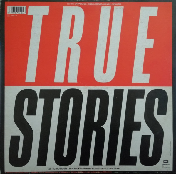 Talking Heads - True Stories | EMI (54 2406121) - 2