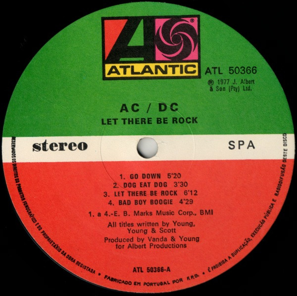 AC/DC - Let There Be Rock | Atlantic (ATL 50366) - 3