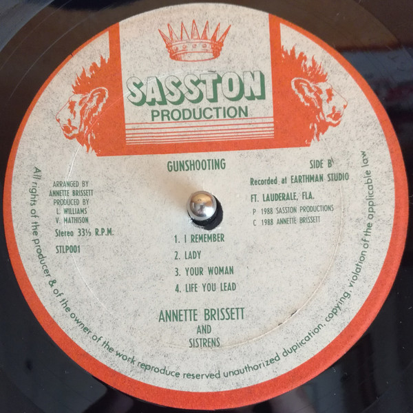 Annette Brissett & Sistrens - Gunshooting . Raw | Sasston Production (STLP001) - 4 Annette Brissett & Sistrens - Gunshooting . Raw | Sasston Production (STLP001) - 4