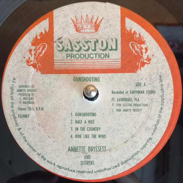 Annette Brissett & Sistrens - Gunshooting . Raw | Sasston Production (STLP001) - 3 Annette Brissett & Sistrens - Gunshooting . Raw | Sasston Production (STLP001) - 3