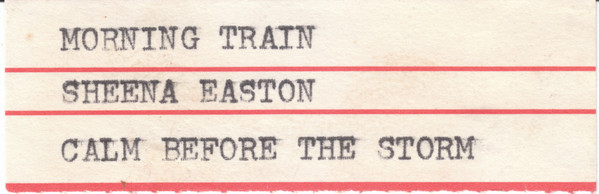 Sheena Easton - Morning Train (Nine To Five) / Calm Before The Storm (7") [Vinyl] | EMI America (8071) - 2