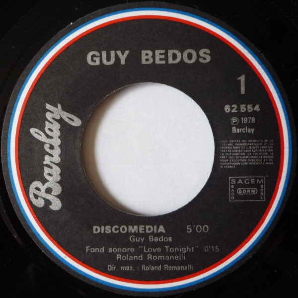 Guy Bedos - Discomedia | Barclay (62.554) - 2