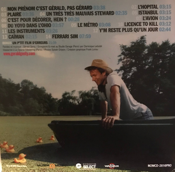 Gérald Genty - Le Plus Grand Chanteur De Tout L'étang | Wagram Music (M2MCD-2816PRO) - 2