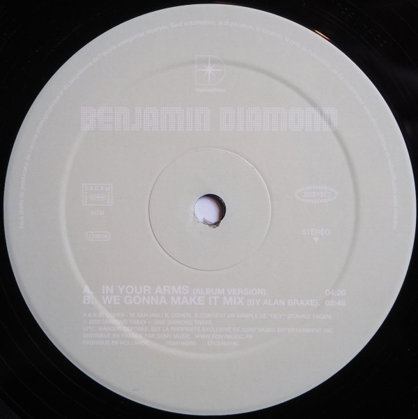 Benjamin Diamond - In Your Arms | Epic (EPC6694196) - 2