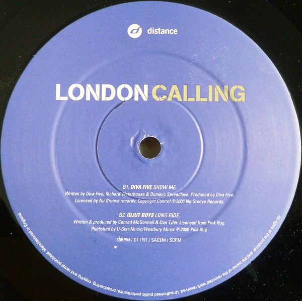 Various - London Calling - Exclusive Tracks From The Cream Of London House Producers | Distance (Di1191) - 4