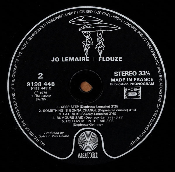 Jo Lemaire + Flouze - Jo Lemaire + Flouze | Vertigo (9198 448) - 4