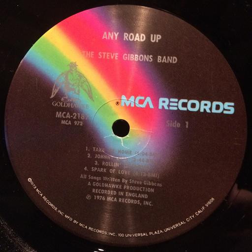 Steve Gibbons Band - Any Road Up | MCA Records (MCA-2187) - 3 Steve Gibbons Band - Any Road Up | MCA Records (MCA-2187) - 3