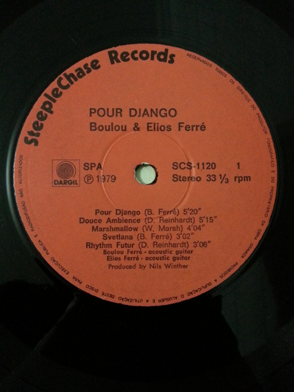 Boulou & Elios Ferré - Pour Django | SteepleChase (SCS-1120) - 3
